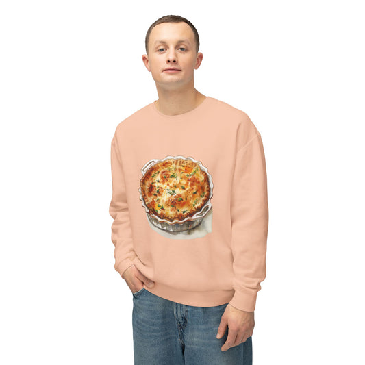 Unisex Lightweight Crewneck Sweatshirt - British Delightful Royal Food