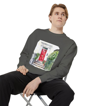 Unisex Garment-Dyed Sweatshirt - England Aesthetics - Embracing Classic British Charm and Style