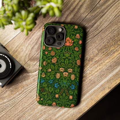 Crimson Leaf Whirl – Phone Case - Tough Cases