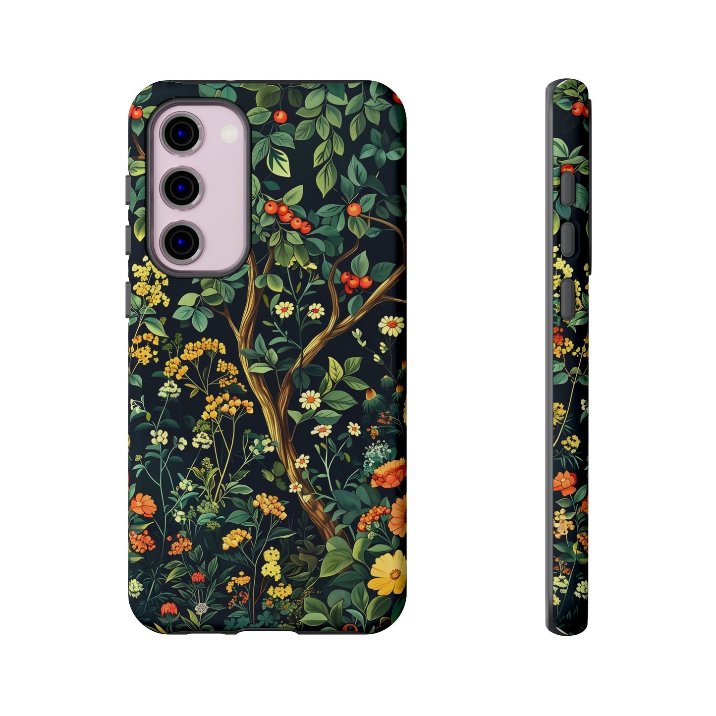Floral Phone Case - Tough Cases, Colorful Nature Design, Gift for Flower Lovers, Phone Accessory, Unique Cell Phone Cover
