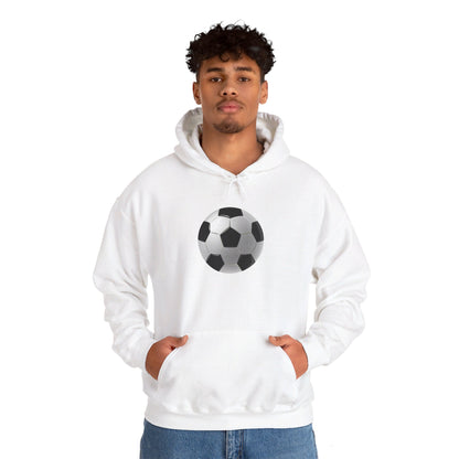 Dynamic Football Design - Sports Passion and Energetic Unisex Heavy Blend™ Hooded Sweatshirt