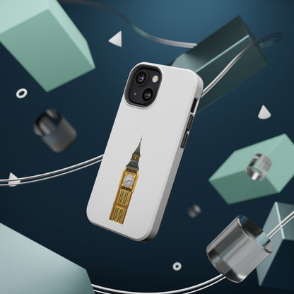 Big Ben Magnetic Phone Case, Unique Phone Cover, London-Themed Gift, Trendy Cell Case, Custom iPhone Accessory
