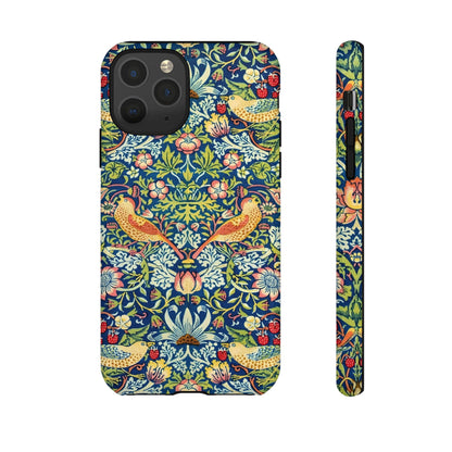 Floral Phone Case | Tough Cases, Stylish Protection, Unique Gift, Eco-Friendly, Floral Pattern, Bird Design