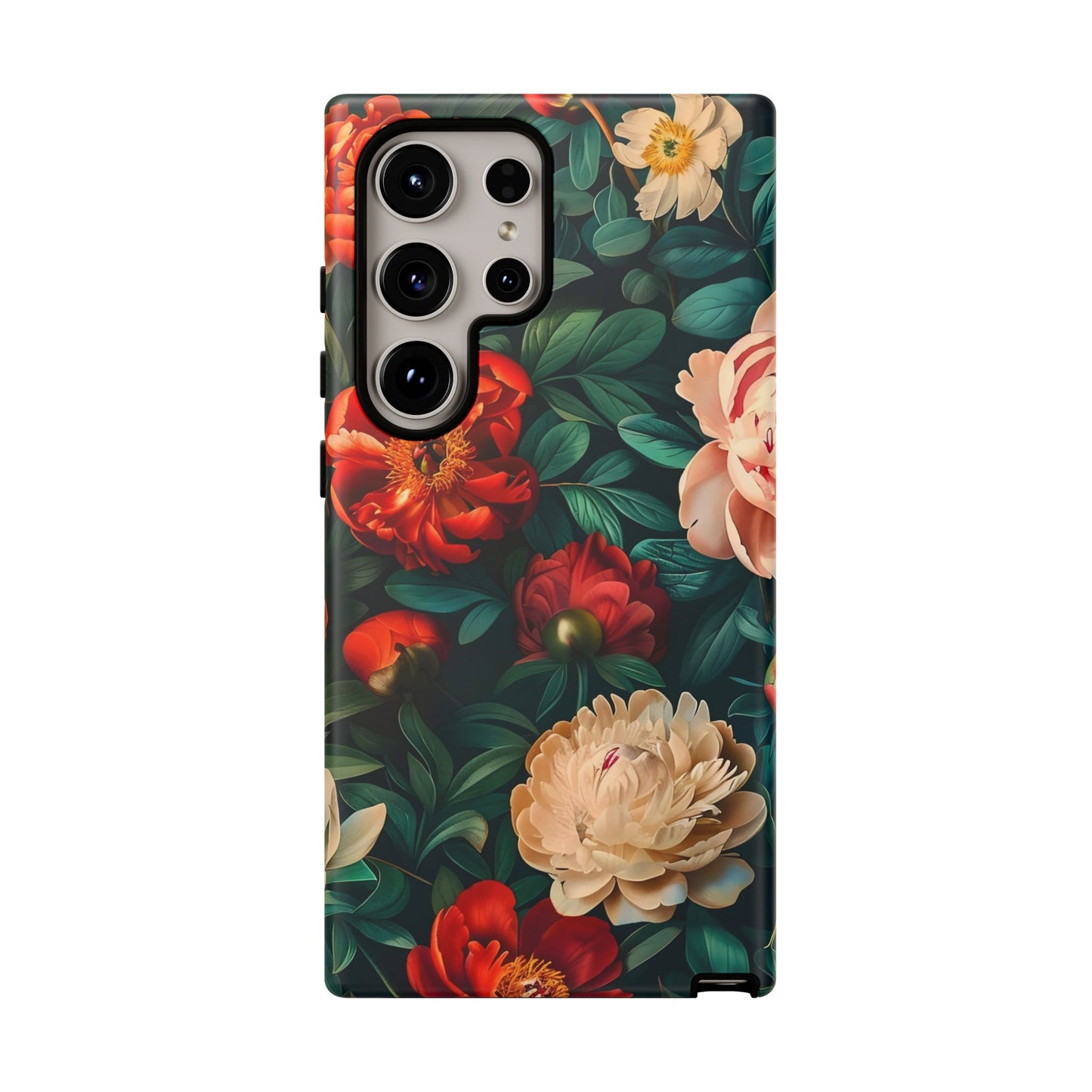 Floral Phone Case - Tough Cases, Vibrant Protection, Gift for Her, Cute Floral Design, Trendy Accessory, Perfect for Spring
