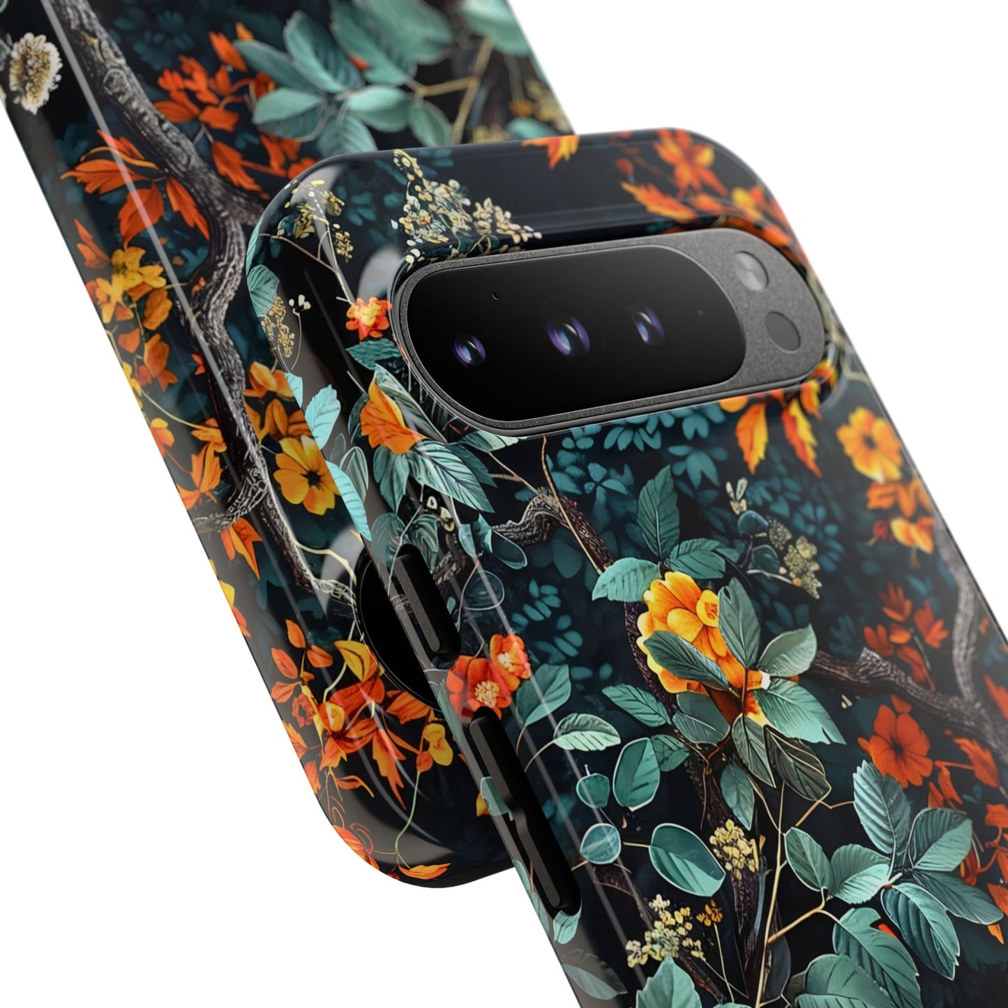 Floral Phone Case | Tough Cases, Protective Cover, Gift for Her, Autumn Vibes, Floral Phone Accessory, Unique Design