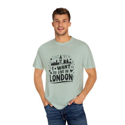 London Vibes Unisex Garment-Dyed T-shirt