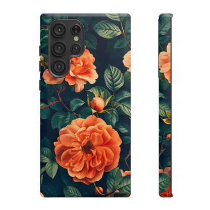 Floral Phone Case, Tough Cases for Nature Lovers, Botanical Design, Phone Protection, Gift for Her, Trending Floral Accessories