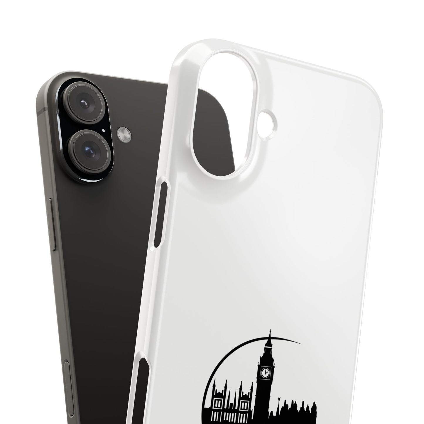London Skyline Slim Phone Case - Stylish Black and White Design, Modern Accessories for Travelers, Gifts for London Lovers, Phone [...]