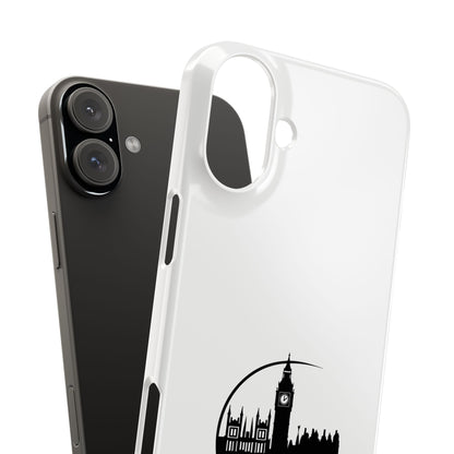 London Skyline Slim Phone Case - Stylish Black and White Design, Modern Accessories for Travelers, Gifts for London Lovers, Phone [...]