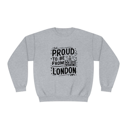 Unisex NuBlend® Crewneck Sweatshirt - Proud to be from London
