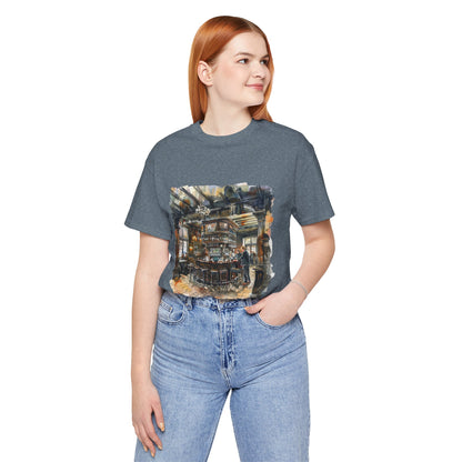 Unisex Jersey Short Sleeve Tee - The Local Spot - Authentic British Pub Vibes