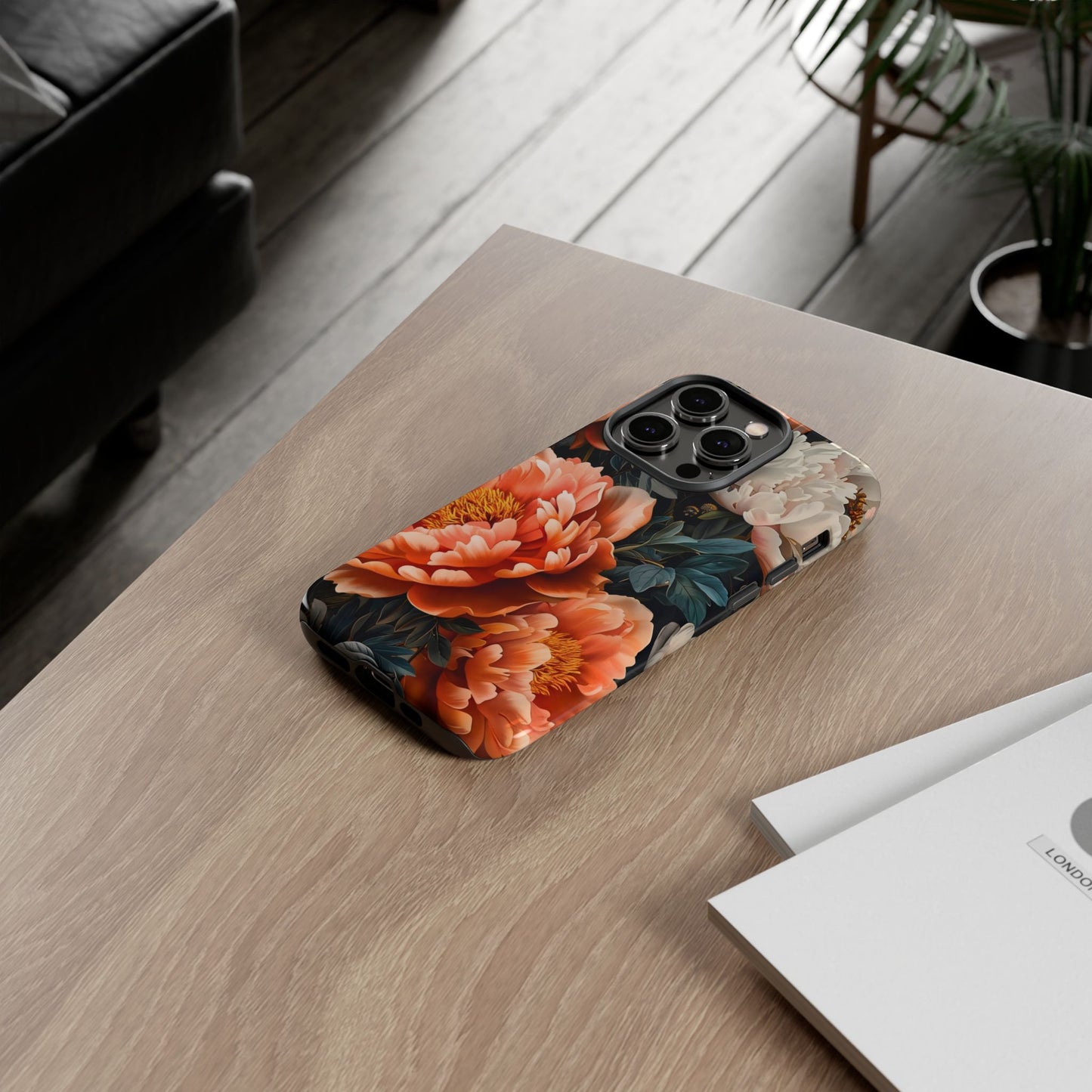 Floral Phone Case - Tough Cases, Durable Cover, Flower Design, Unique Gift, Phone Accessories