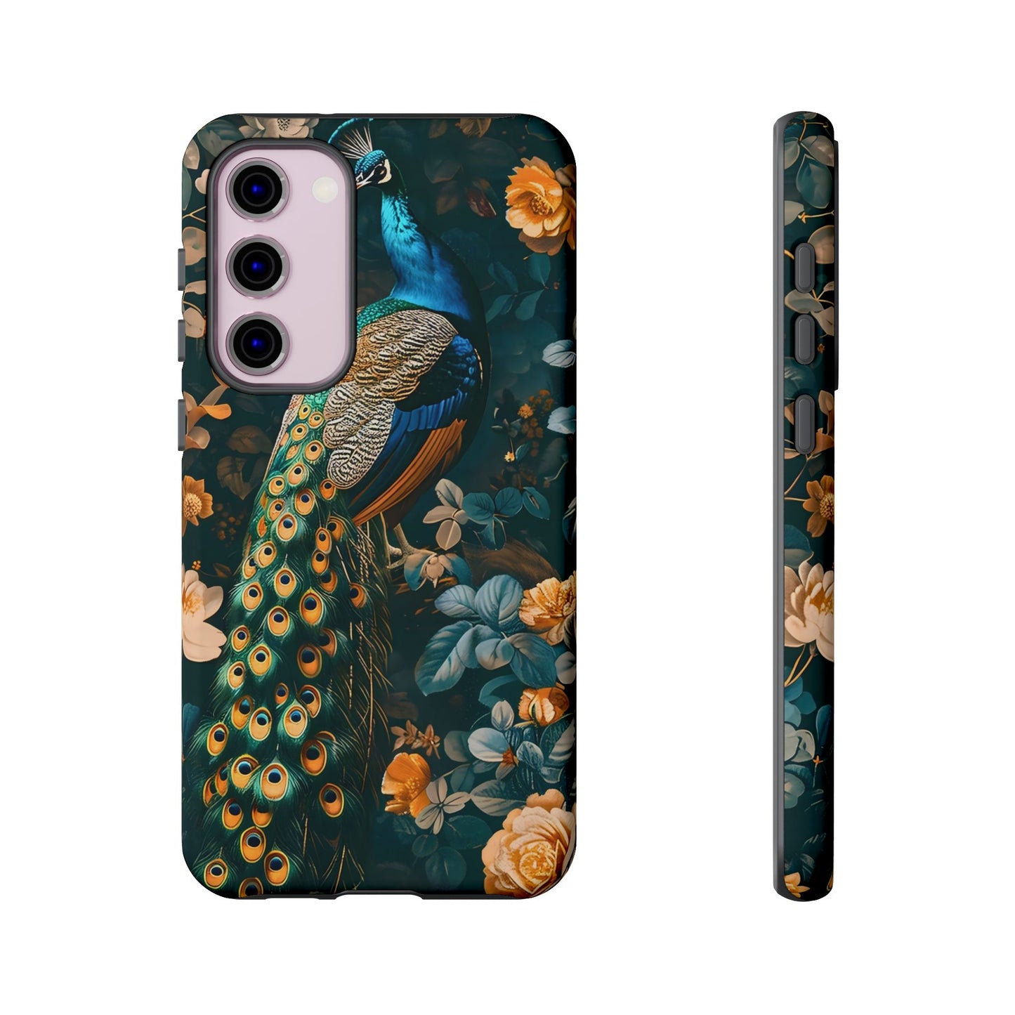 Peacock Phone Case - Elegant Floral Design, Tough Case for Protection, Unique Gift for Nature Lovers, Stylish Accessory, Eco-Friendly