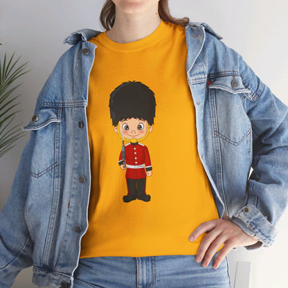 Red Jacket - Bodmin Keep Aesthetic Unisex Heavy Cotton T-Shirt