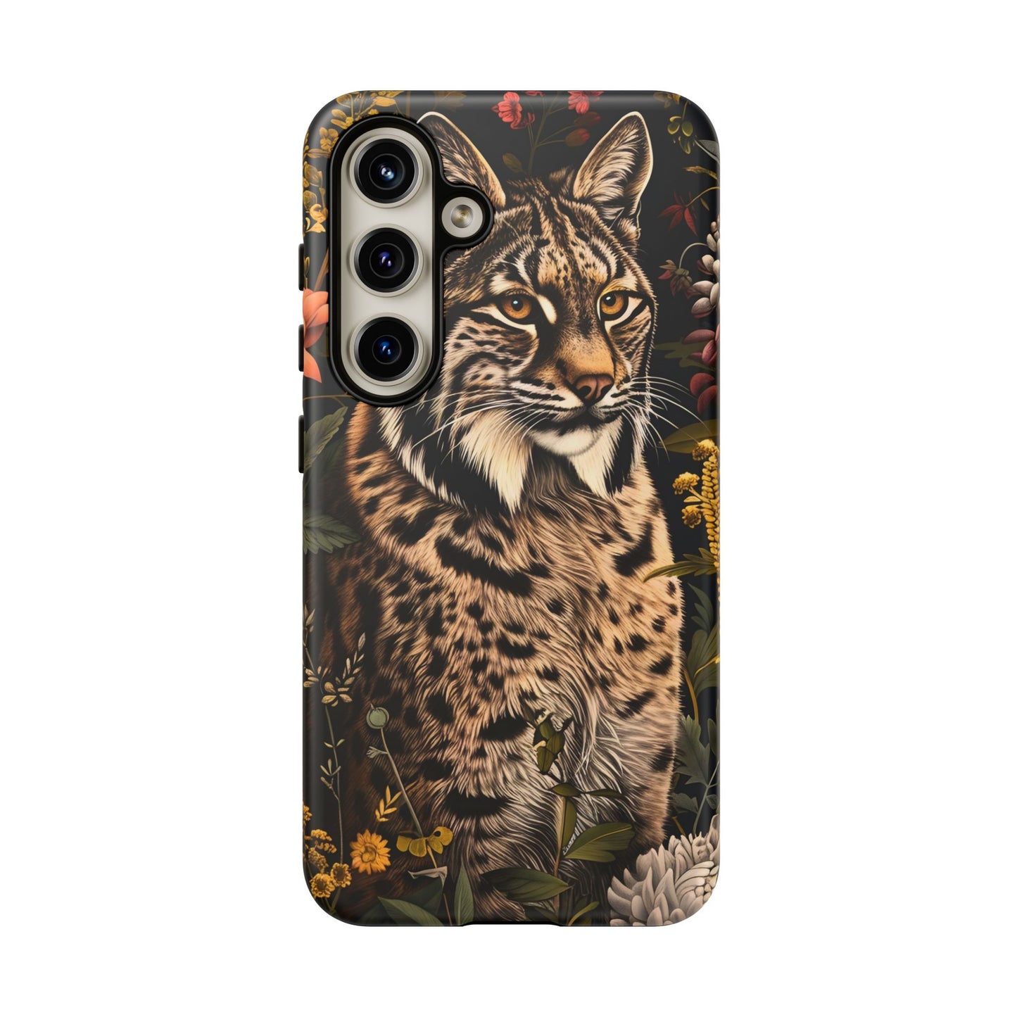 Wildlife Phone Case with Lynx Design, Tough Cases, Animal Lovers Gift, Nature Inspired Accessories, Unique Tech Protection