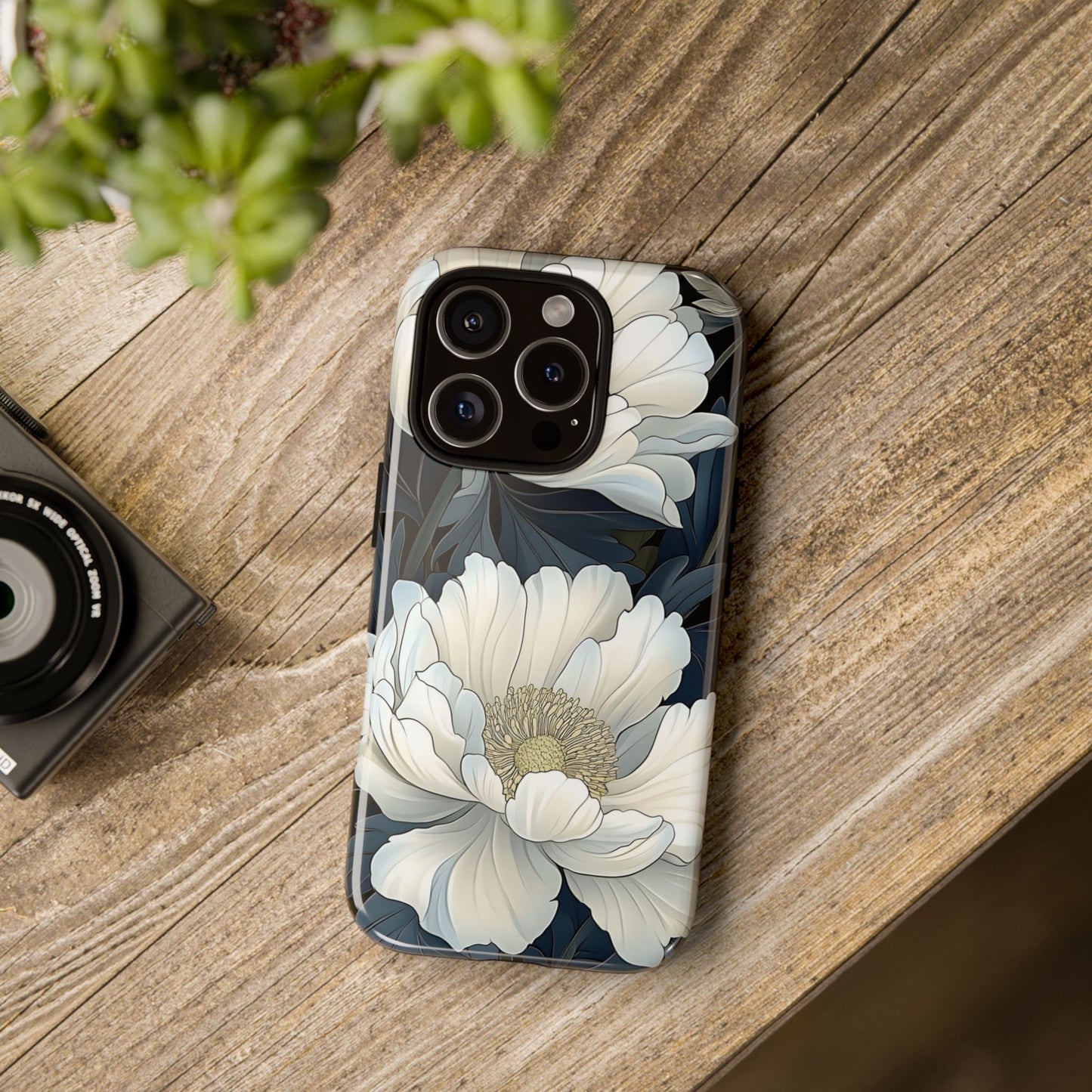 Elegant Floral Phone Case, Floral iPhone Cover, Flower Art Phone Case, Eco-Friendly Mobile Protection, Tough & Stylish Phone Case