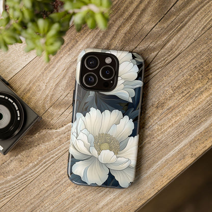 Elegant Floral Phone Case, Floral iPhone Cover, Flower Art Phone Case, Eco-Friendly Mobile Protection, Tough & Stylish Phone Case