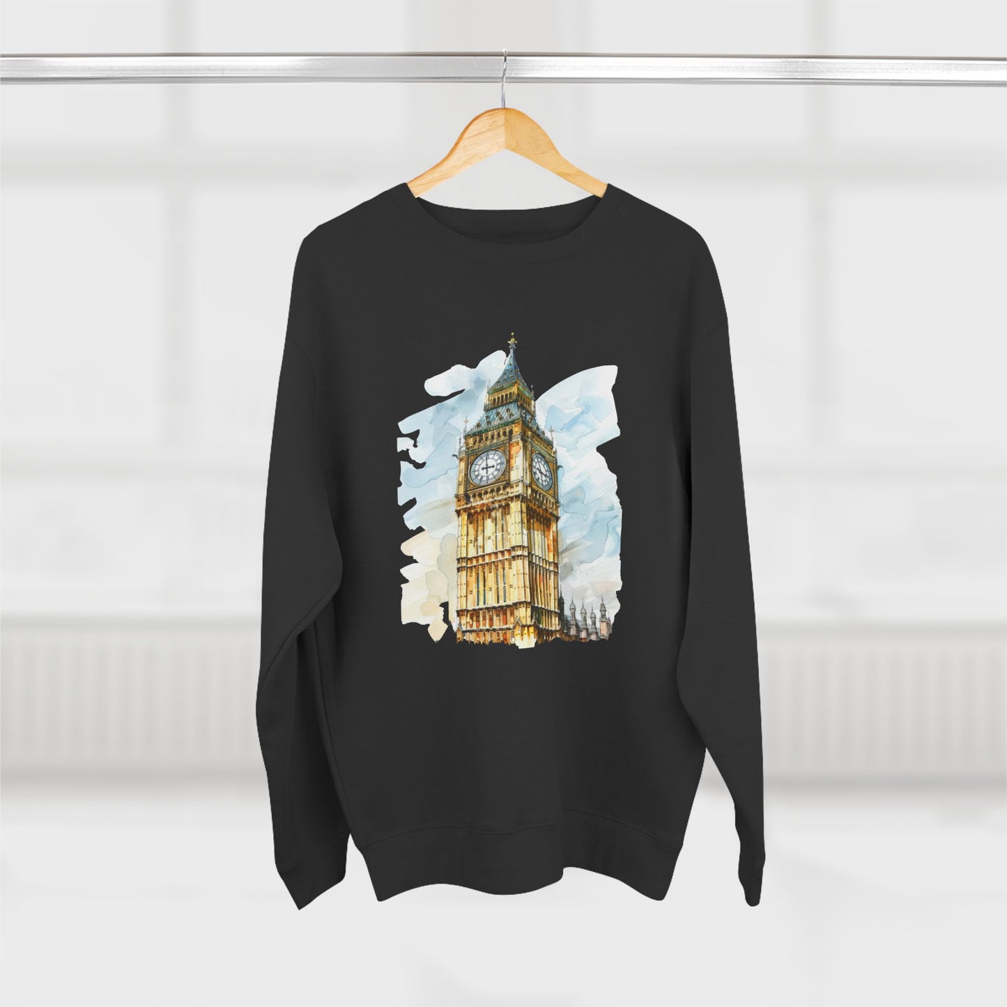 Unisex Crewneck Sweatshirt - Iconic Big Ben Clock Tower