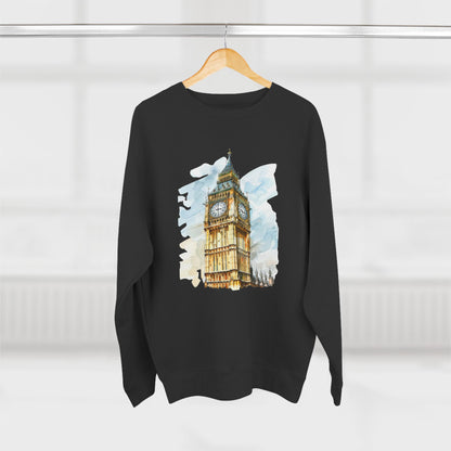 Unisex Crewneck Sweatshirt - Iconic Big Ben Clock Tower