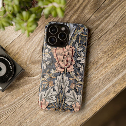 Floral Phone Case, Tough Cases for Stylish Protection, Flower Design, Gift for Her, Phone Accessories, Trendy Mobile Covers