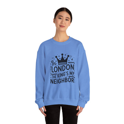 Unisex Heavy Blend™ Crewneck Sweatshirt - King is my Neighbour in London