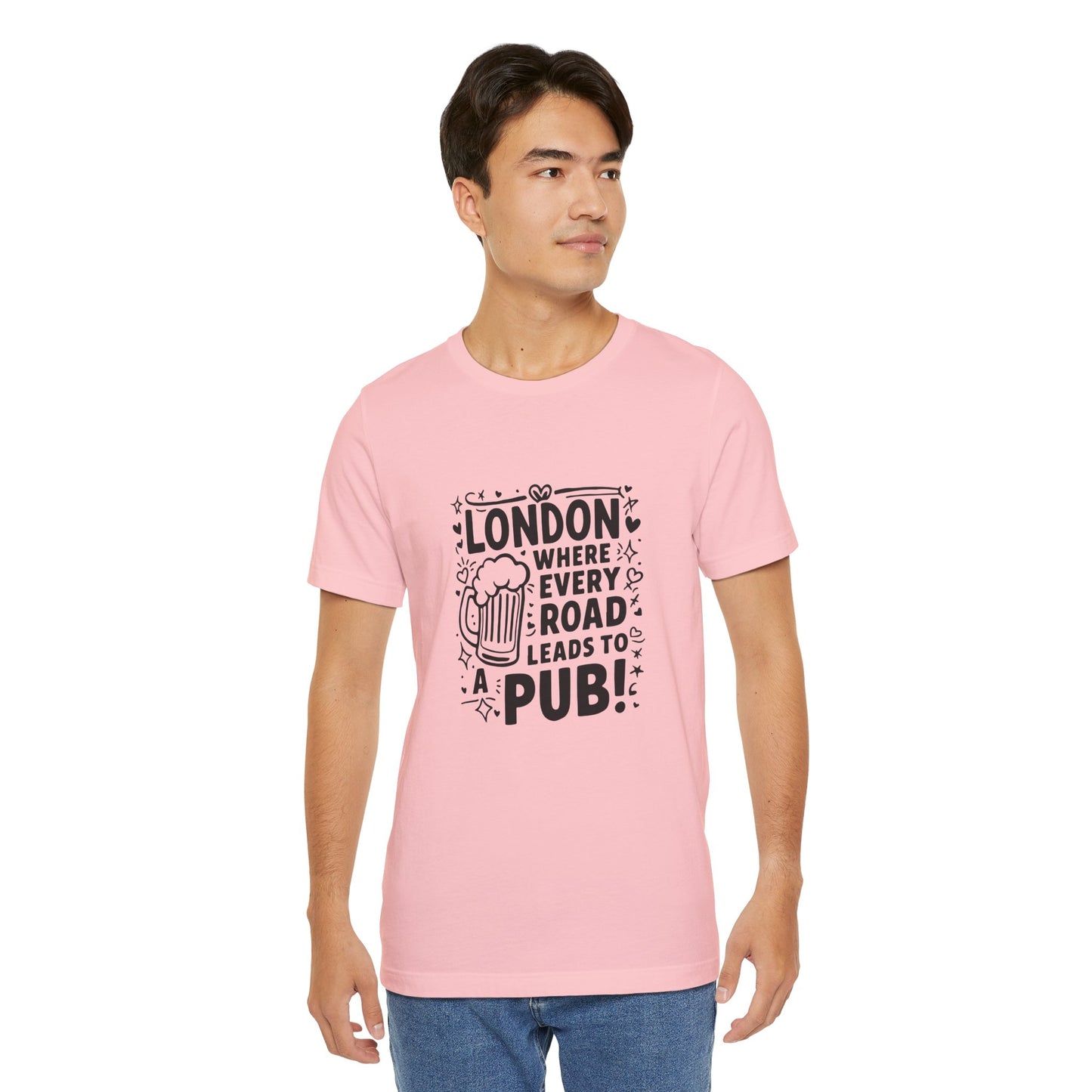 London's Pub Aesthetic Unisex Jersey Short Sleeve Tee