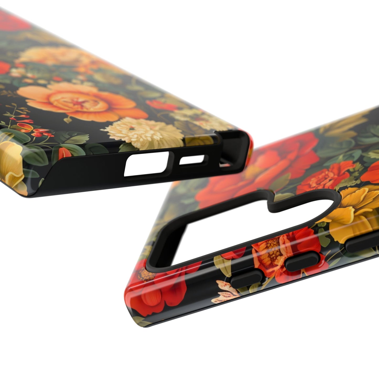 Floral Phone Case, Tough Cases, Decorative Tech Accessories, Gift for Her, Nature Lover Gift, Boho Style Case, Spring Floral Cover