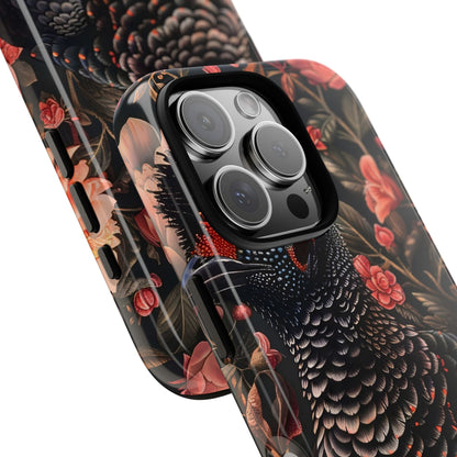 Tough Cases: Floral Design Phone Case, Stylish Protection for Your Phone, Unique Gift for Bird Lovers, Vibrant Floral Art, [...]