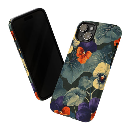 Tough Cases Floral iPhone Case, Tough Phone Cover, Stylish Floral Design, Gift for Her, Summer Vibe, Durable Protective Case