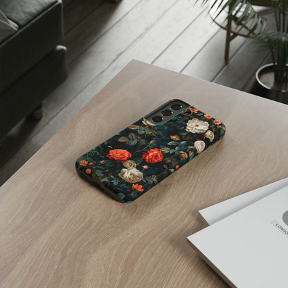 Floral Phone Case | Tough Cases with Elegant Design | Gift for Her, Mother's Day, Birthdays, Personalized, Trendy Tech Accessories