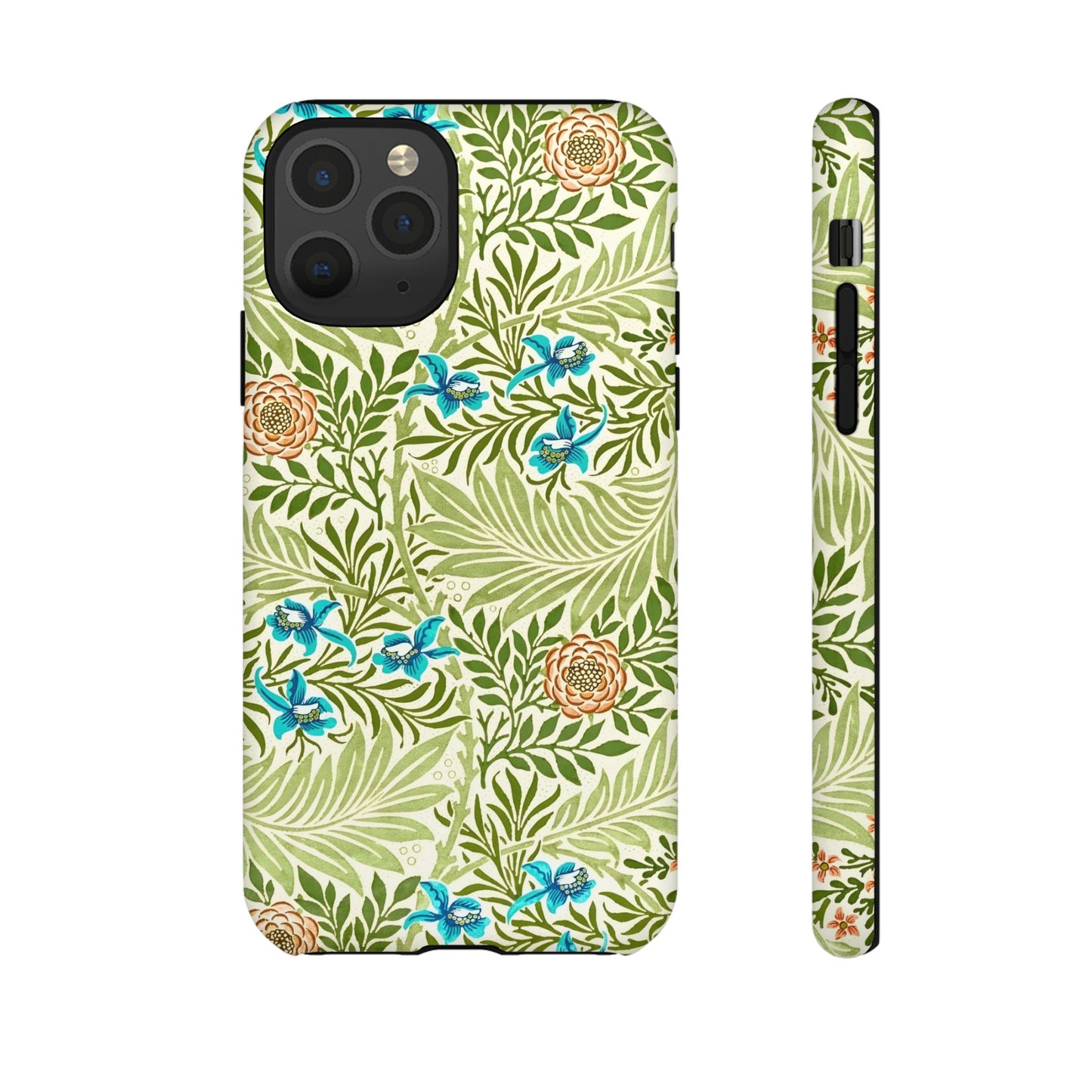 Tough Cases Phone Case, Botanical Print Phone Cover, Floral Smartphone Accessory, Nature-Inspired Tech Gear, Gift for Plant Lovers