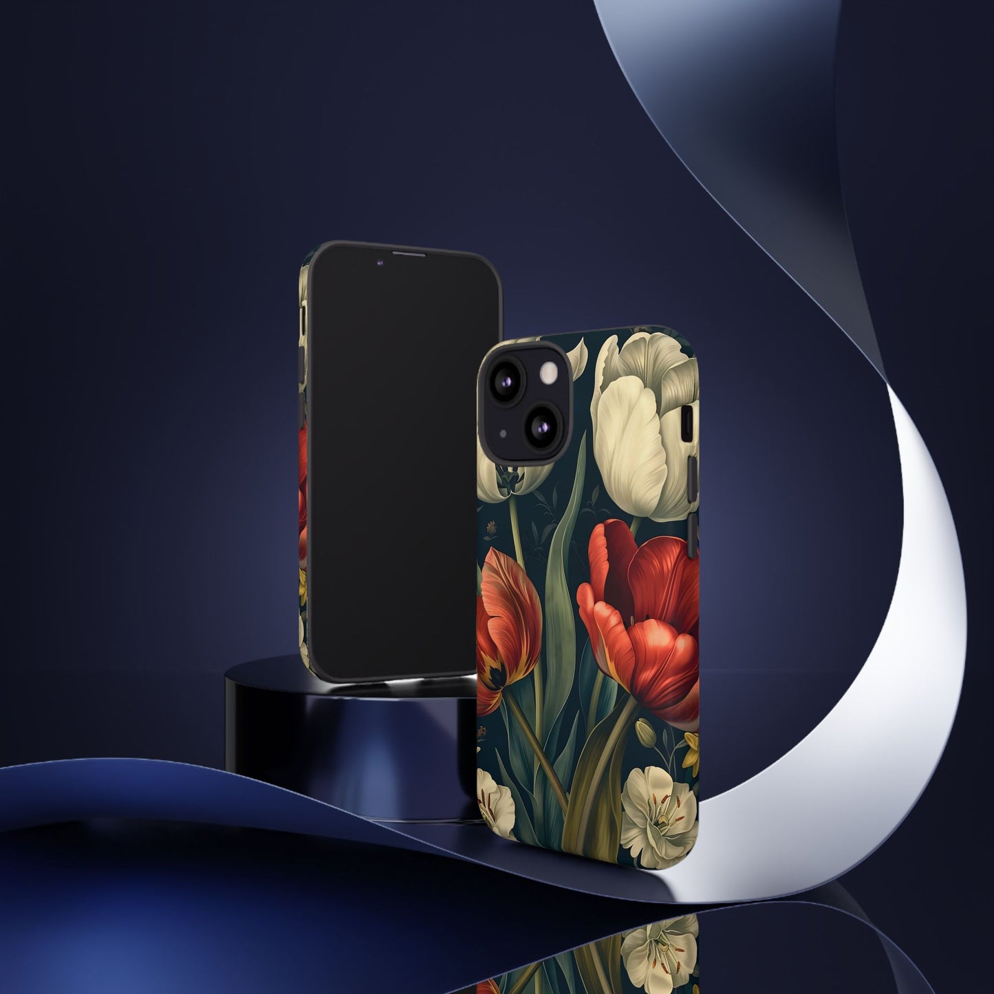 White Flower Tough Cases