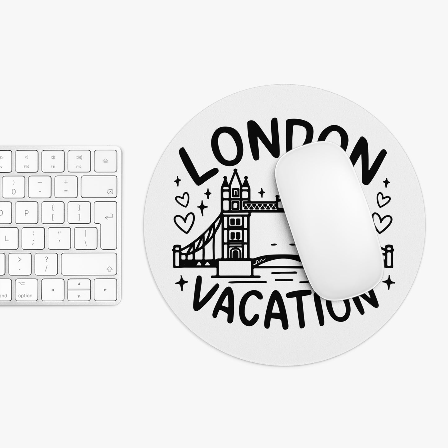 London Vacation Mouse Pad - Perfect Gift for Travelers, Office Decor, Quirky Home Office, Unique Desk Accessory, London-Themed Gift