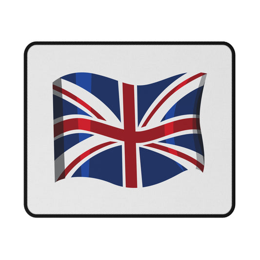 Union Jack Non-Slip Gaming Mouse Pad, Desk Accessories, Gamer Gifts, Home Office Decor, British Flag Design