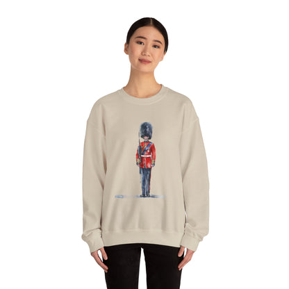 Unisex Heavy Blend™ Crewneck Sweatshirt - British Royal Guard - Iconic Symbol of Tradition and Honor