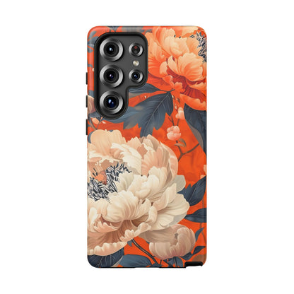 Floral Tough Case, Durable Floral Phone Case, Stylish Protection Case, Gift for Her, Spring Accessories, Mother’s Day Gift