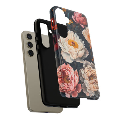 Floral Phone Case, Tough Phone Cover, Flower Design, Unique Gift for Her, Trendy Accessory, Spring Decor