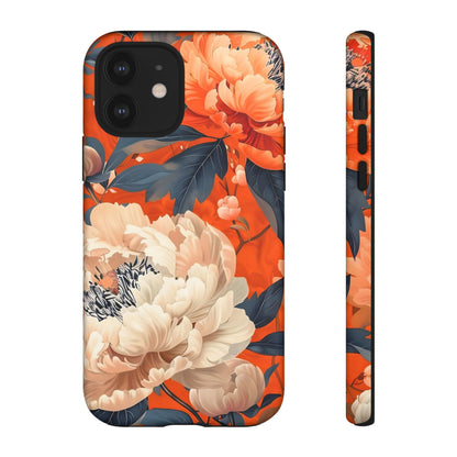 Floral Tough Case, Durable Floral Phone Case, Stylish Protection Case, Gift for Her, Spring Accessories, Mother’s Day Gift