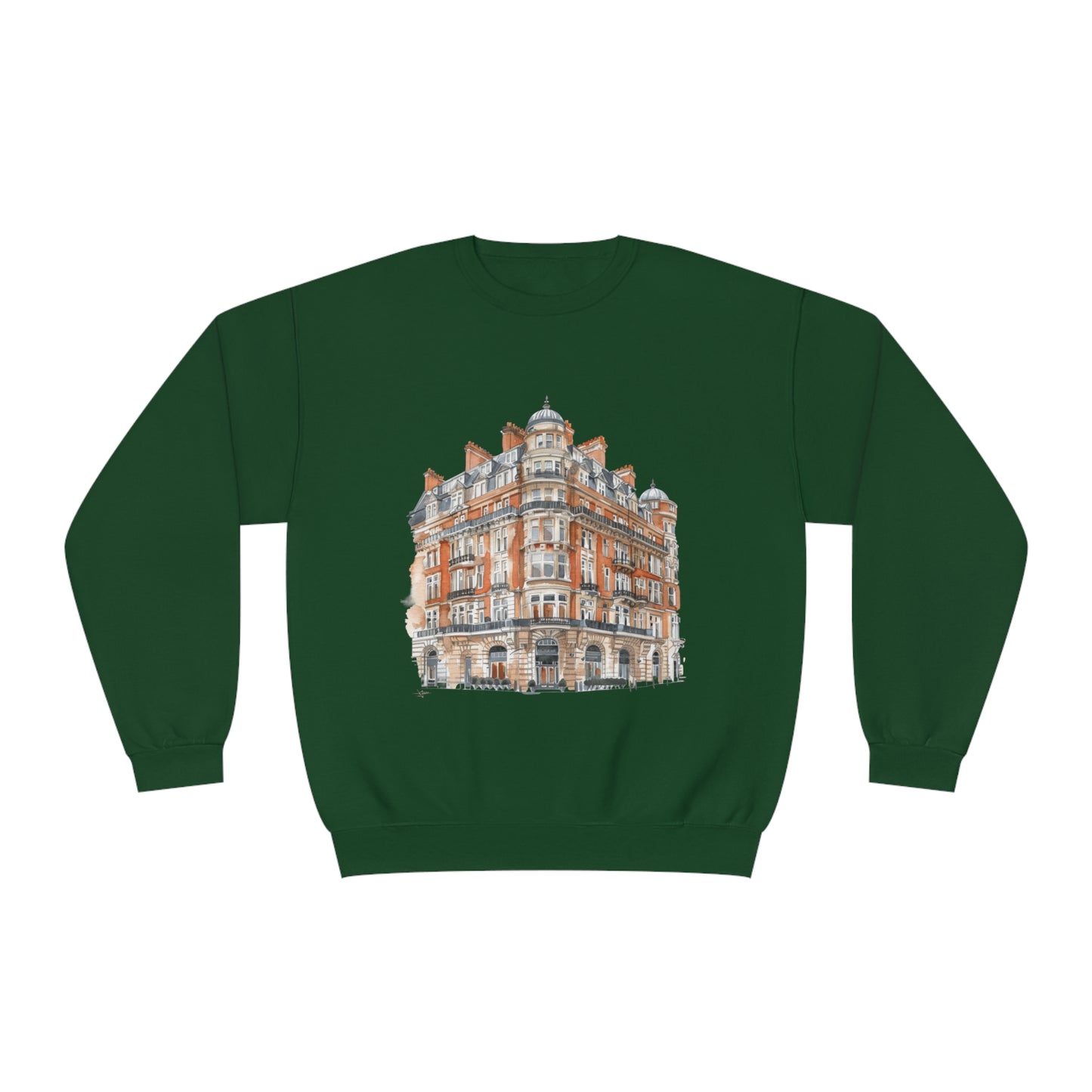 Unisex NuBlend® Crewneck Sweatshirt - British Historic House Classic Architectural Elegance