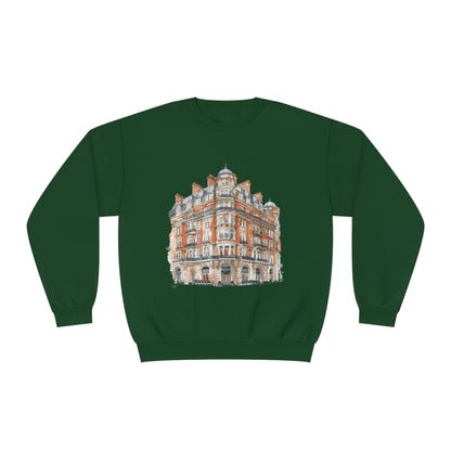Unisex NuBlend® Crewneck Sweatshirt - British Historic House Classic Architectural Elegance