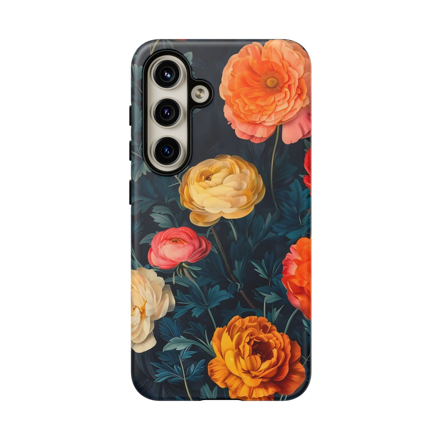 Floral Phone Case - Tough Cases, Stylish Protection, Gift for Flower Lovers, Customizable Cover, Floral Design Mobile Accessory