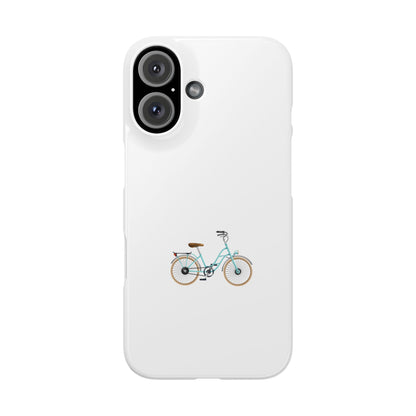 Vintage Bicycle Slim Phone Case, Phone Cover, Aesthetic Phone Accessory, Customizable Gift, Eco-Friendly Case