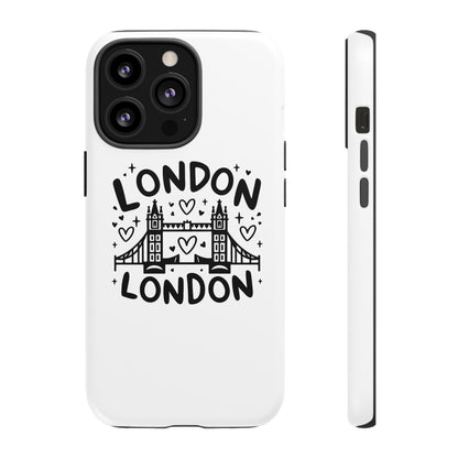 Love London Bridge Phone Case, Tough Cases for London Lovers, Cute Protection, Travel Gift, Phone Accessory, Design with Love