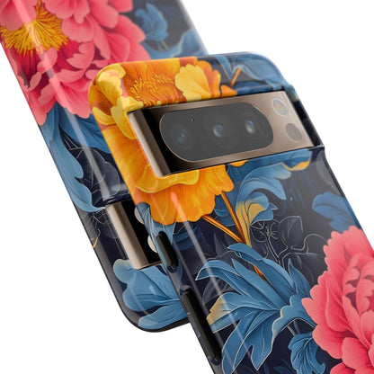 Floral Phone Case, Tough Cases, Stylish Mobile Cover, Gifts for Her, Phone Accessories, Unique Flower Design