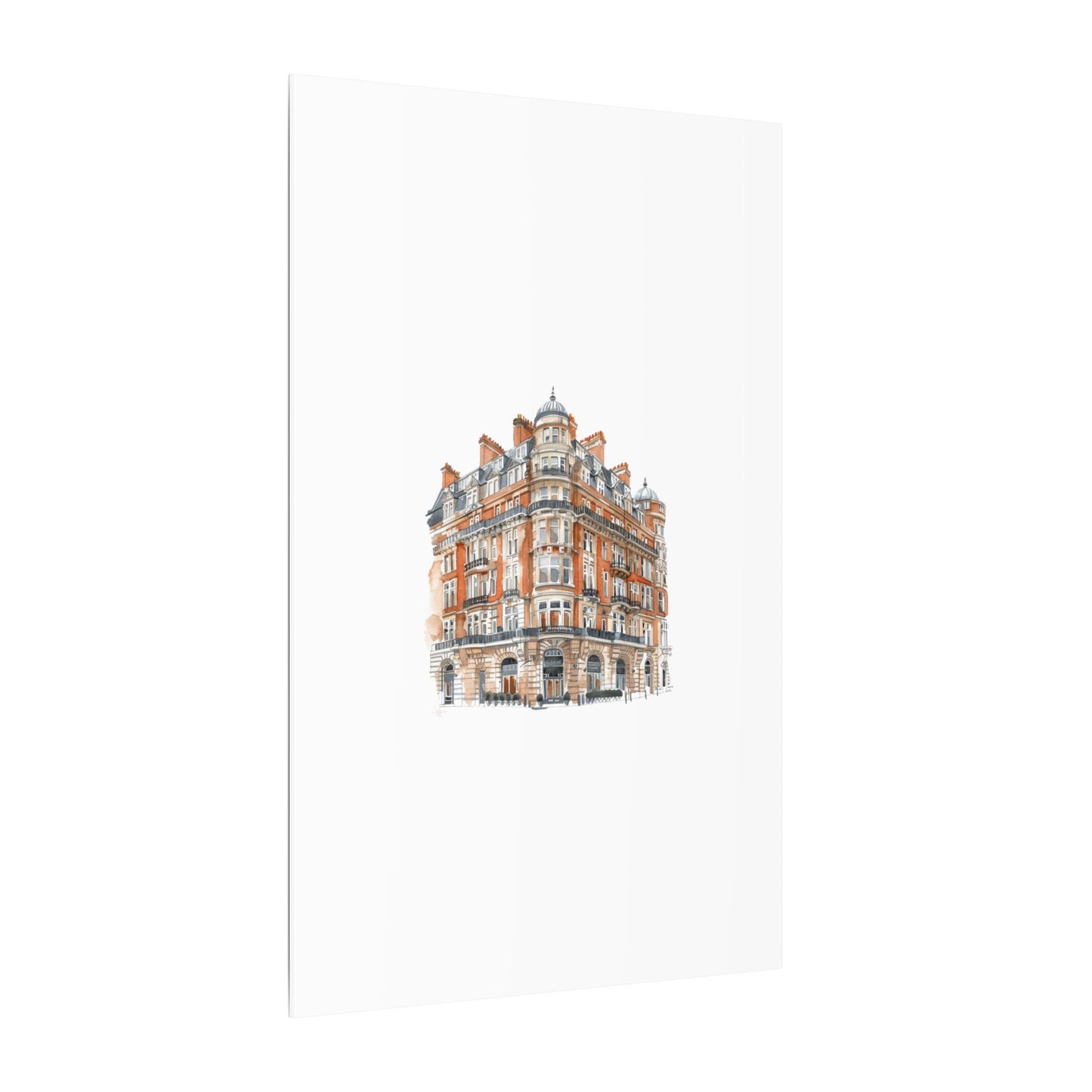 Artistic Matte Canvas Print of Historic Building, Wall Art Decor, Home Interior, Unique Gift, Fine Art, Architecture Lover, Urban Design