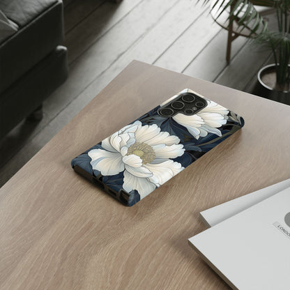 Elegant Floral Phone Case, Floral iPhone Cover, Flower Art Phone Case, Eco-Friendly Mobile Protection, Tough & Stylish Phone Case