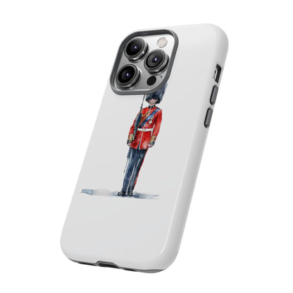 British Royal Guard Phone Case - Tough Cases, Unique Phone Cover, Gift for Her, Cute Accessory, British Soldier Design