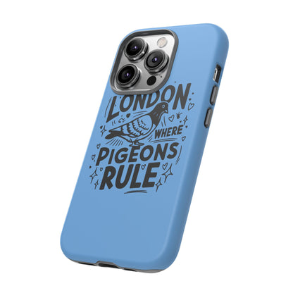 London Pigeon Phone Case, Urban Art Accessory, Tough Phone Cover, Gift for Bird Lovers, London Souvenir, Unique Cell Phone Case