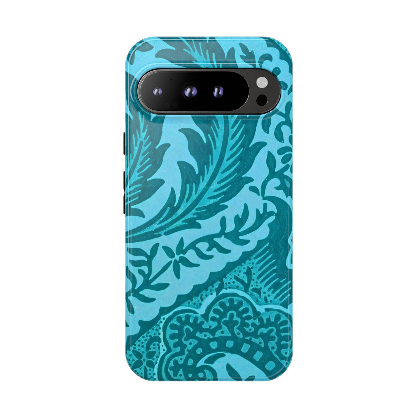 Protective Phone Case with Elegant Teal Design, Tough Cases, Floral Phone Cover, Stylish Smartphone Protection, Gifts for Her, Trendy [...]