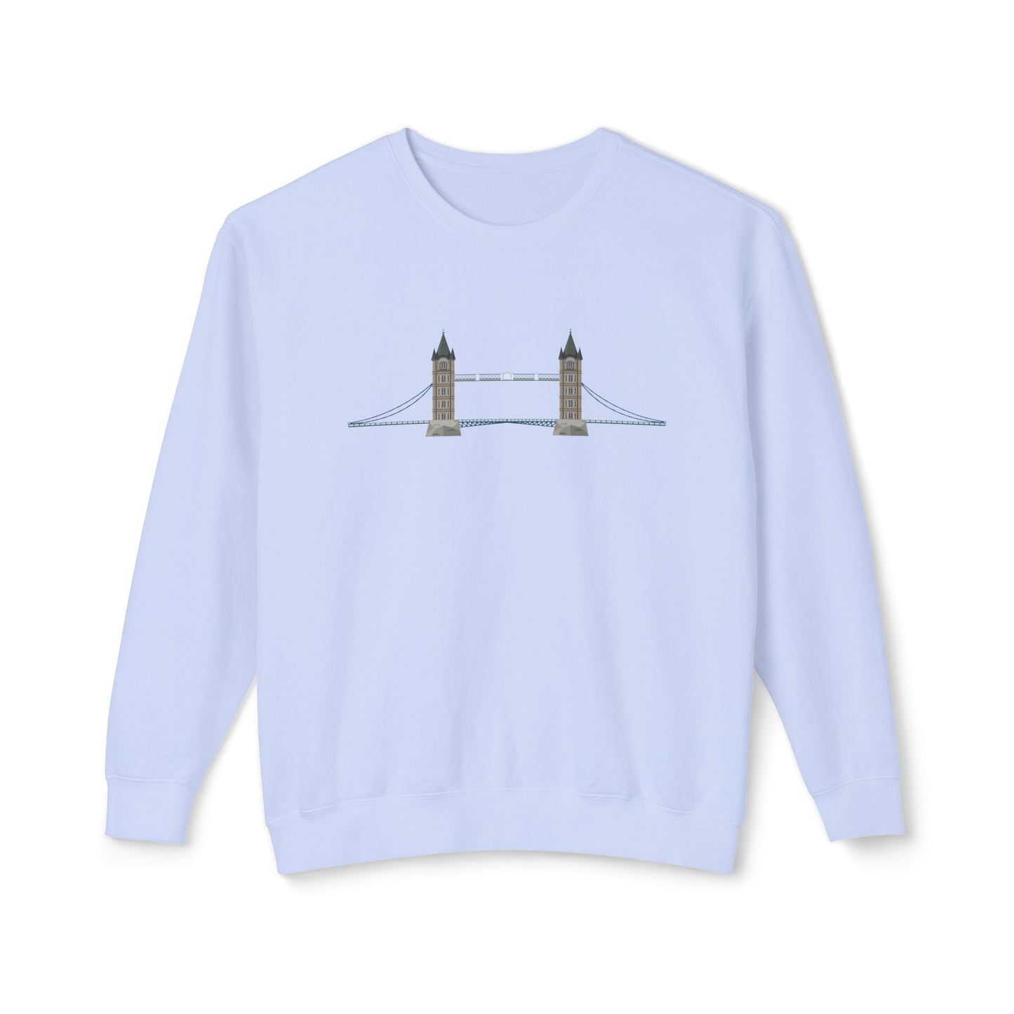 Unisex Lightweight Crewneck Sweatshirt -  London Bridge